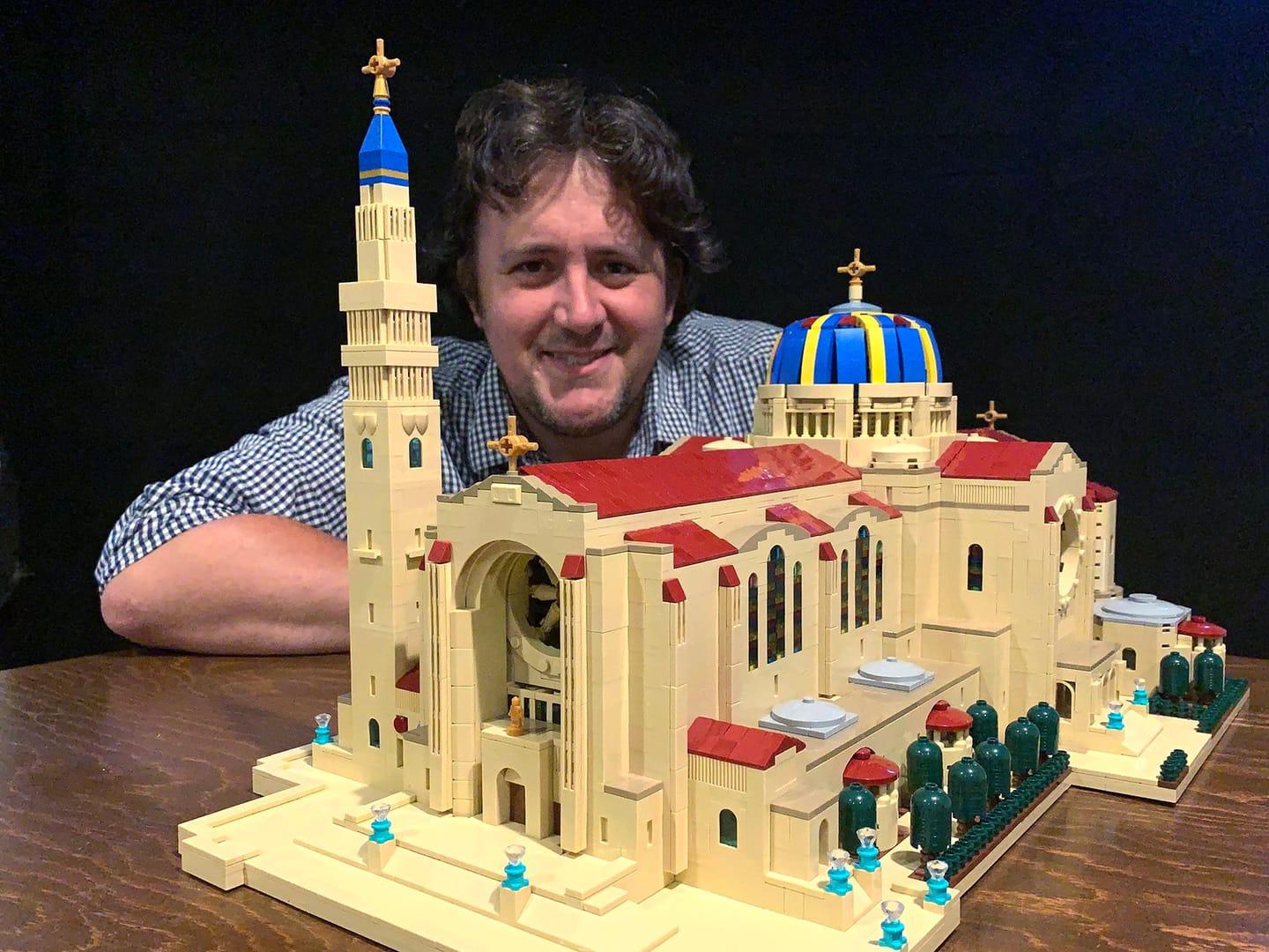 Pandemic hobby: Washington man designs Lego basilica replica