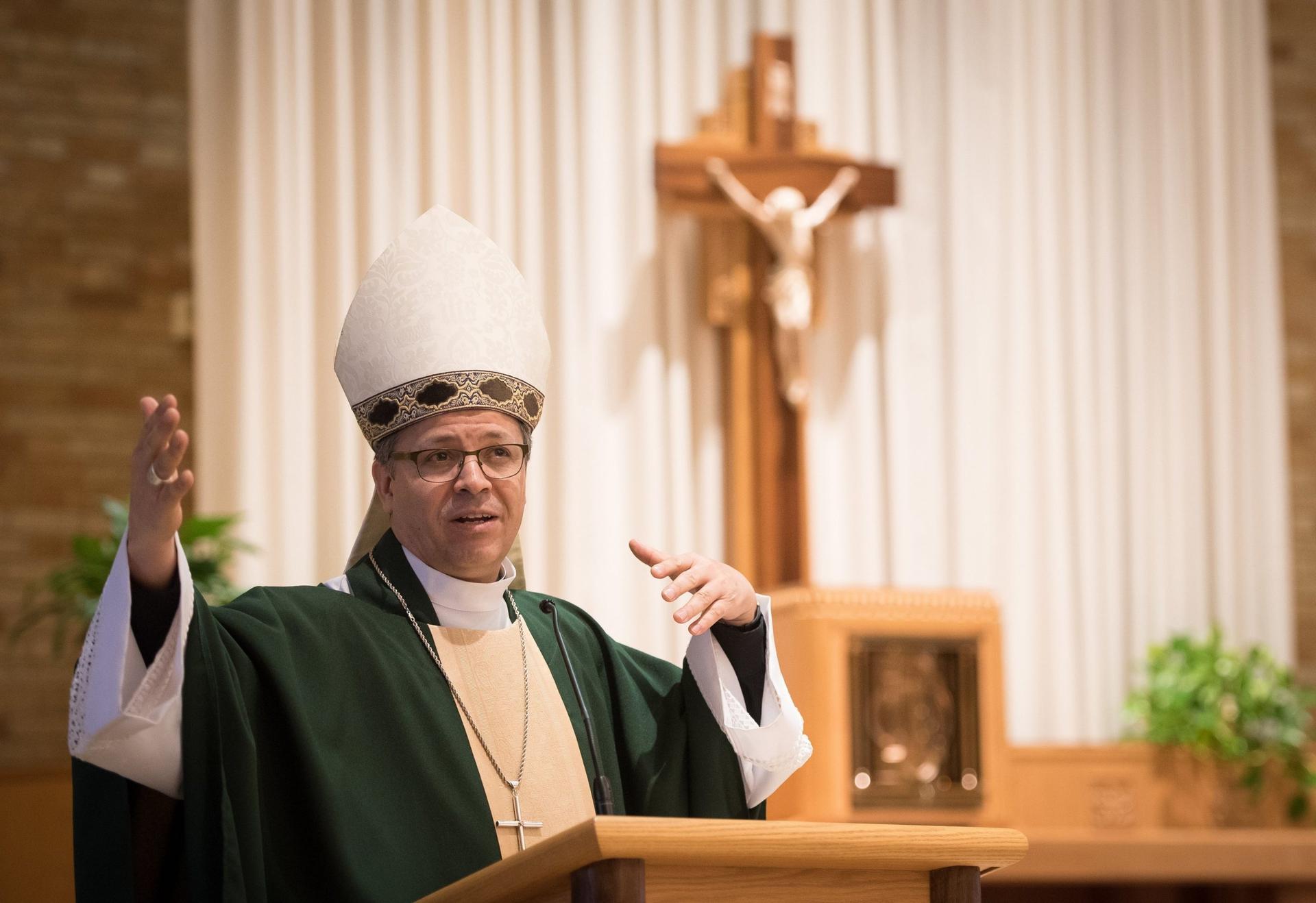 Bishop Barnes of San Bernardino retires; Coadjutor Bishop Rojas succeeds him