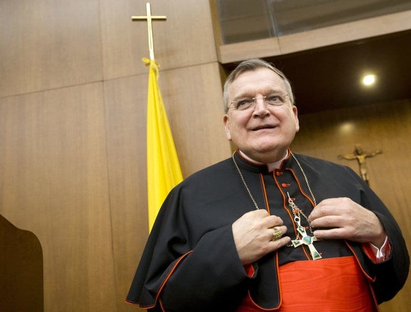Cardinal Burke says pro-choice politicians are ‘apostates’