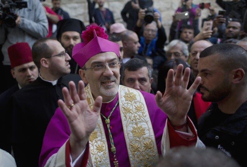 Catholic patriarch brings Christmas cheer to Gaza Catholics