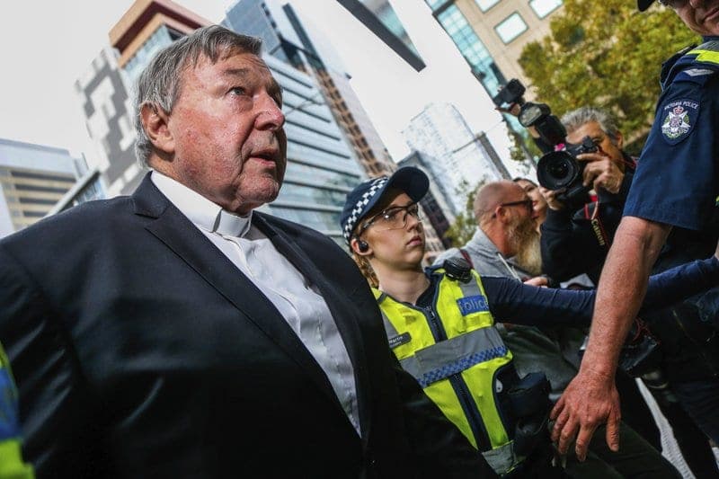 Australian court staffer fired for reading charges against Cardinal Pell