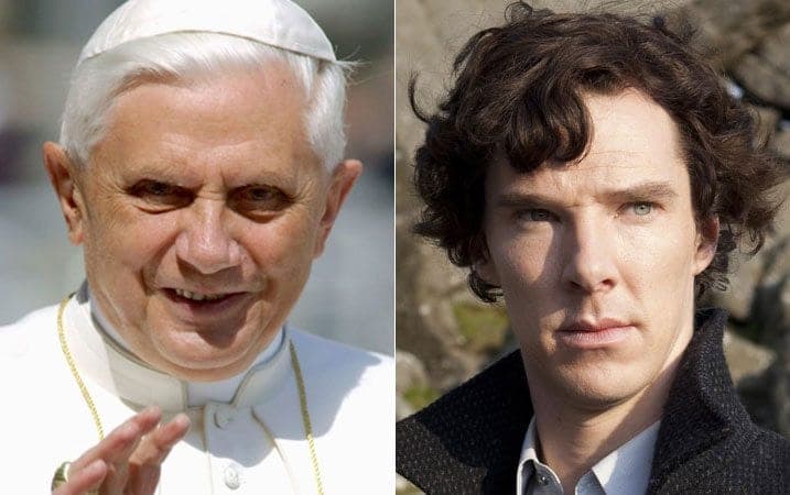 Who said it: Pope Benedict or Benedict Cumberbatch?