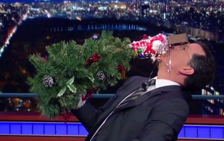 Stephen Colbert has some ideas for the Starbucks Christmas cup