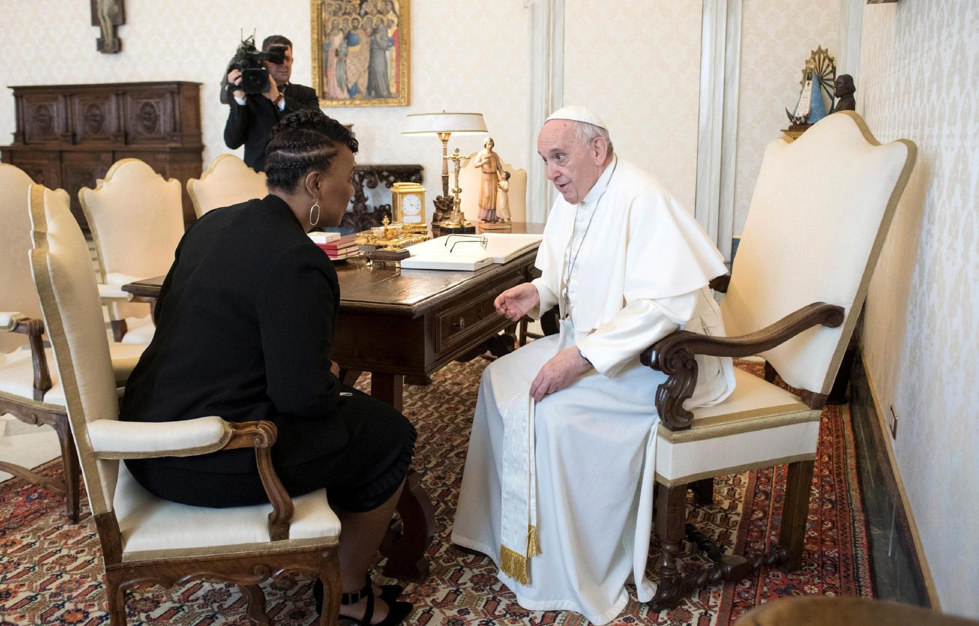 MLK’s daughter, Bernice, has private audience with pope