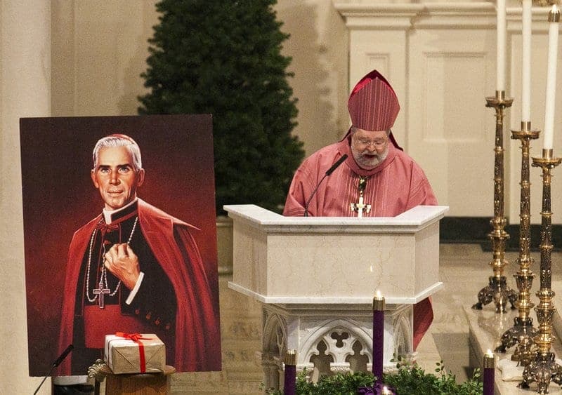 NY church agrees to move Fulton Sheen’s remains to Illinois