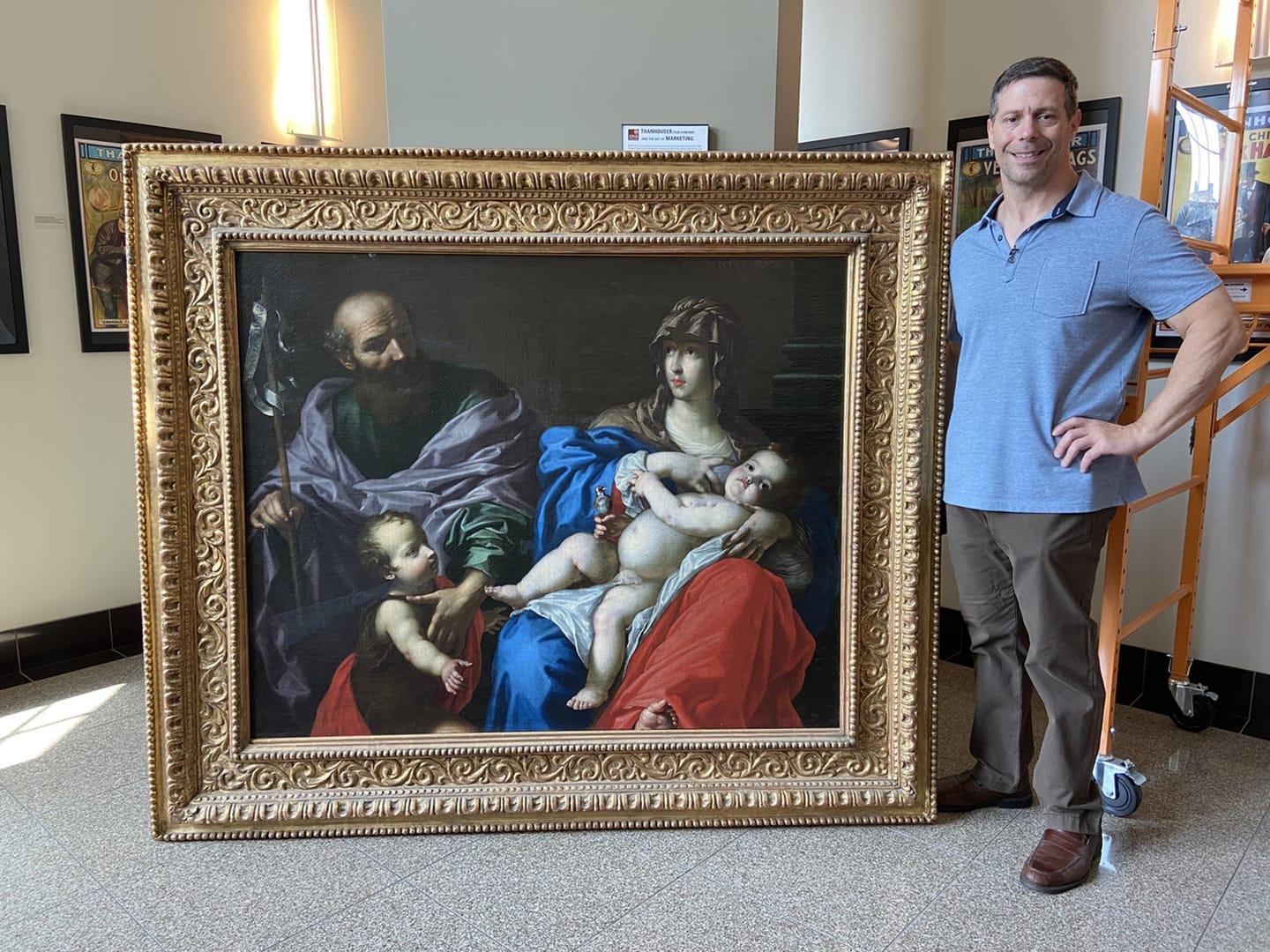 Identification of painting as 17th-century masterwork brings joy to parish