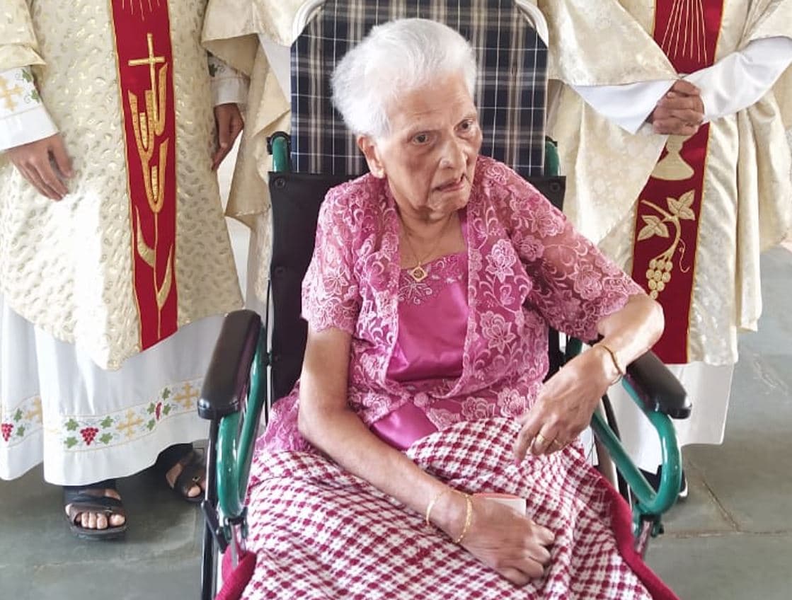 Centenarian in India pledges to support synod through prayer