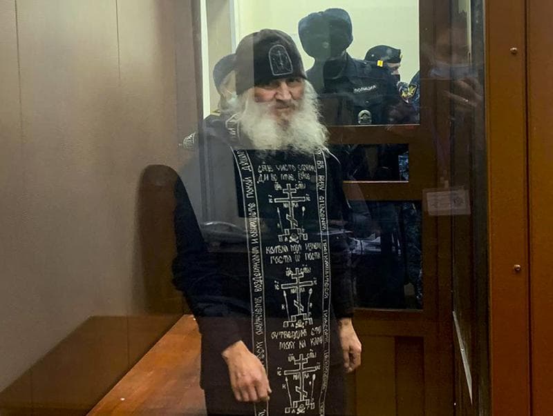 Russian coronavirus-denying monk given prison sentence