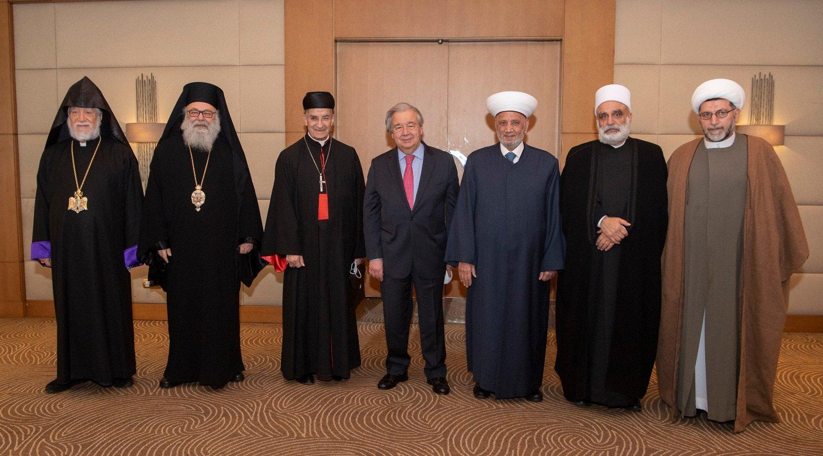 Lebanese religious leaders stress unity after meeting with U.N. chief