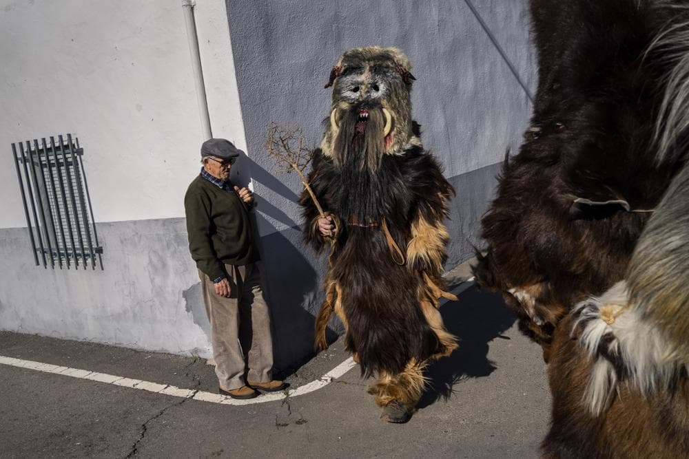 Beast-like ‘Carantoñas’ return to Spanish town for Catholic festival