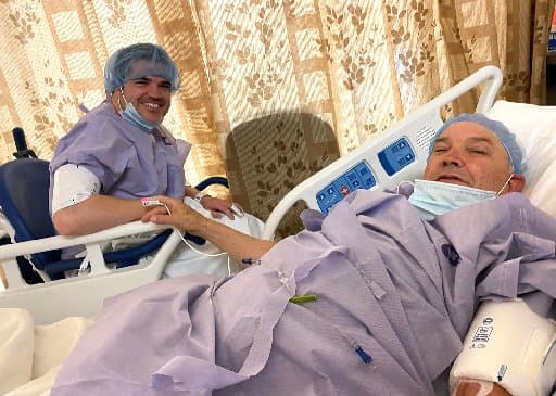 Father, son say God ‘definitely played big part’ in transplant surgery
