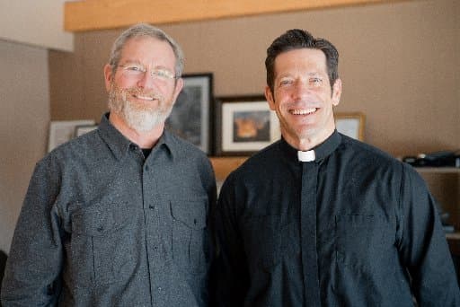 Father Mike Schmitz and Jeff Cavins win Cardinal John P. Foley Award