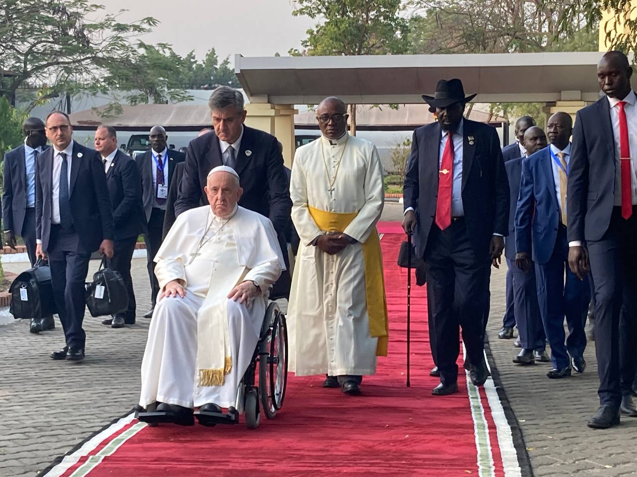 In blunt opening salvo, Pope tells South Sudan leaders to get serious about peace