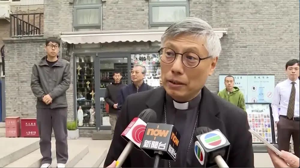 Hong Kong bishop closes Beijing visit amid rising Sino-Vatican tensions