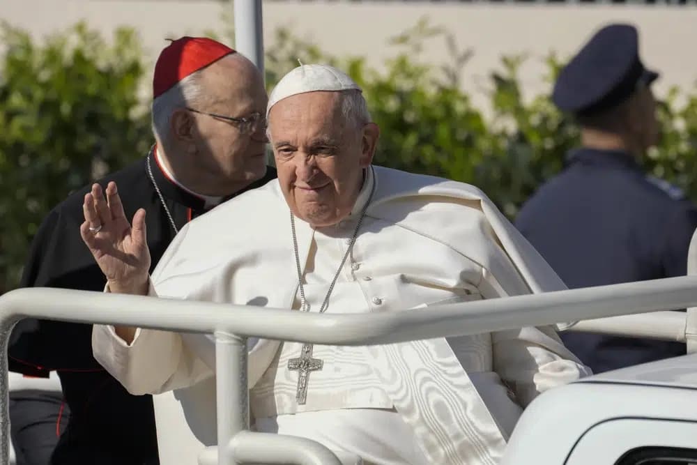 Pope issues somber warning about technology without truth