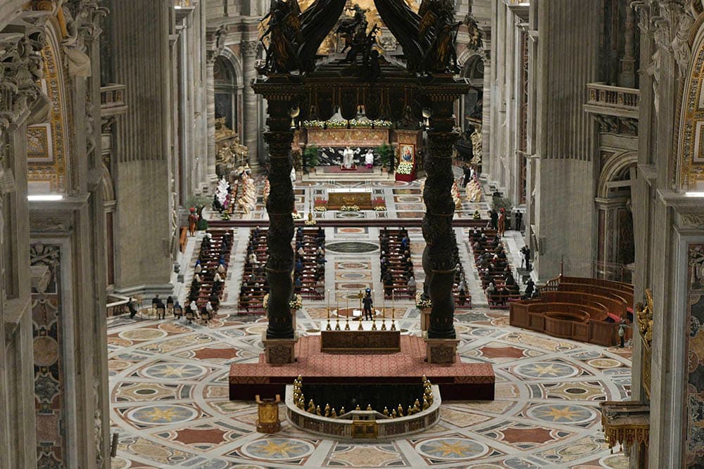 Vatican holds rite of reparation after naked man climbs onto St. Peter’s altar