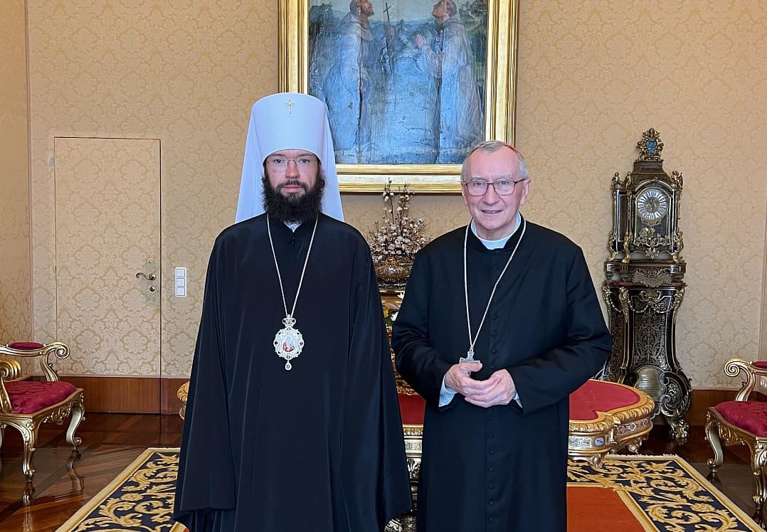 Russian Orthodox prelate visits Rome as Pope’s peace envoy plans Moscow trip