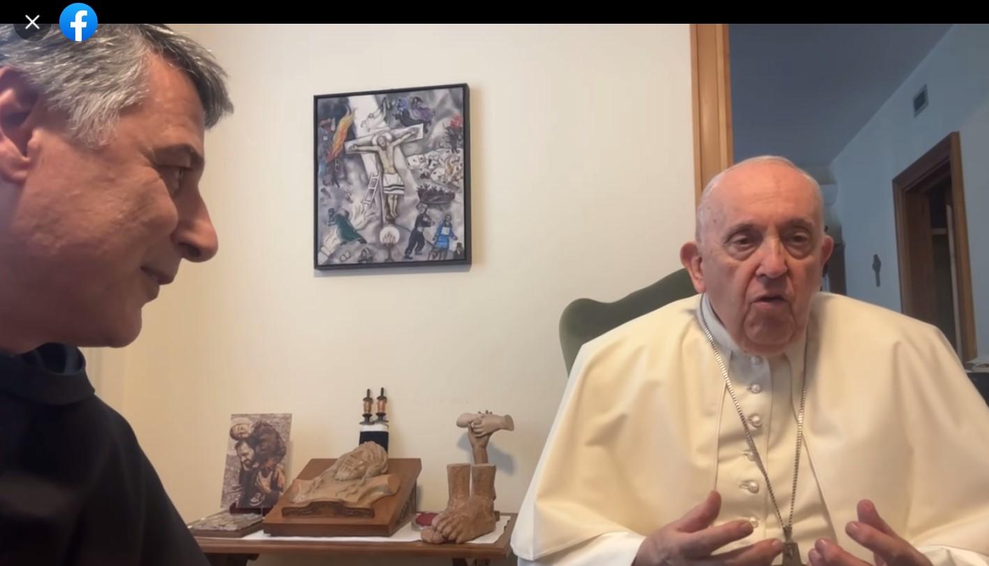 Ever the maverick, Pope Francis delivers a surprise Facebook live