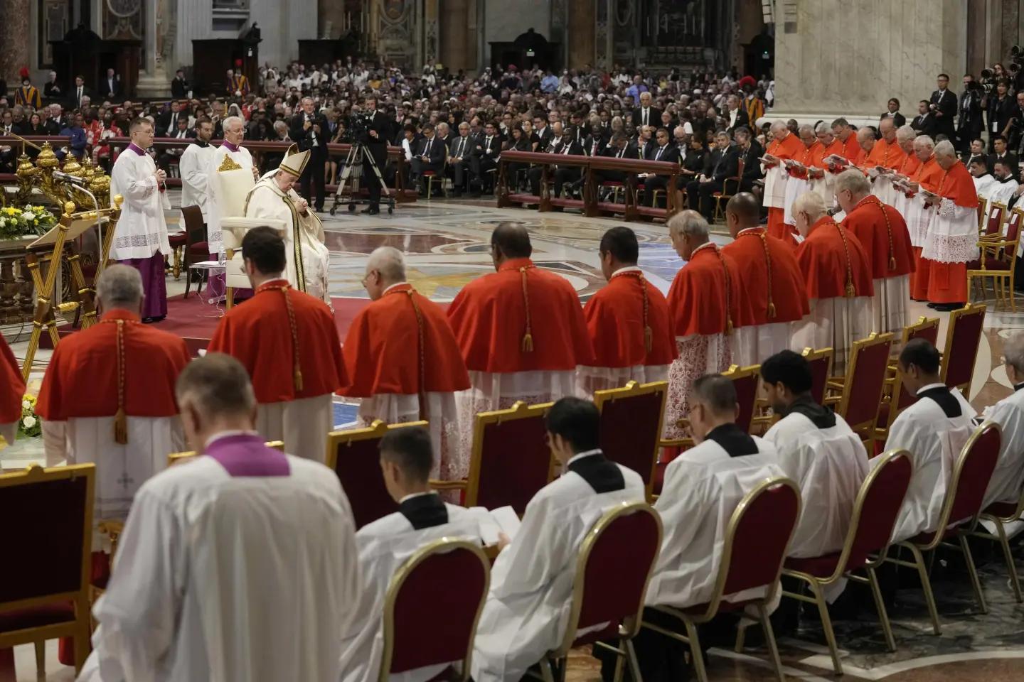Pope names 21 new cardinals, including an American and his envoy to the U.S.