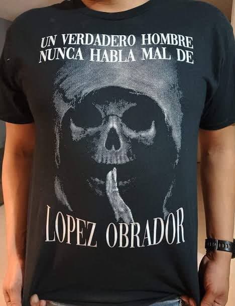 Mexican Church criticizes Santa Muerte T-shirt supporting President López Obrador