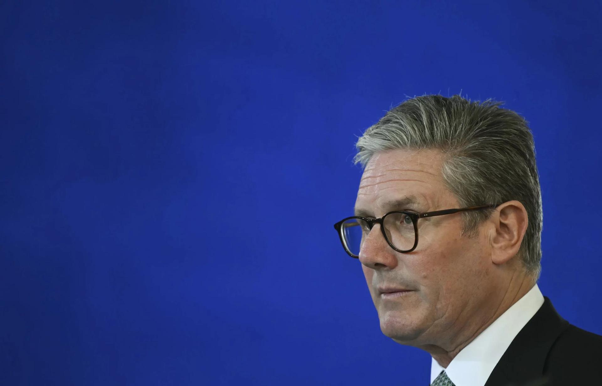 Britain’s Prime Minister Keir Starmer attends a joint news conference with German Chancellor Olaf Scholz, after talks at the Chancellery in Berlin, Wednesday Aug. 28, 2024. (Credit: Justin Tallis/Pool Photo via AP.)