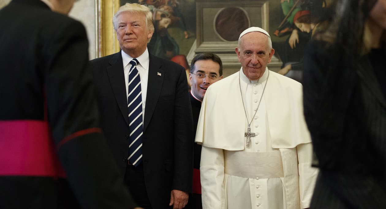 Pope prays for wisdom, efforts in peace as Trump takes office