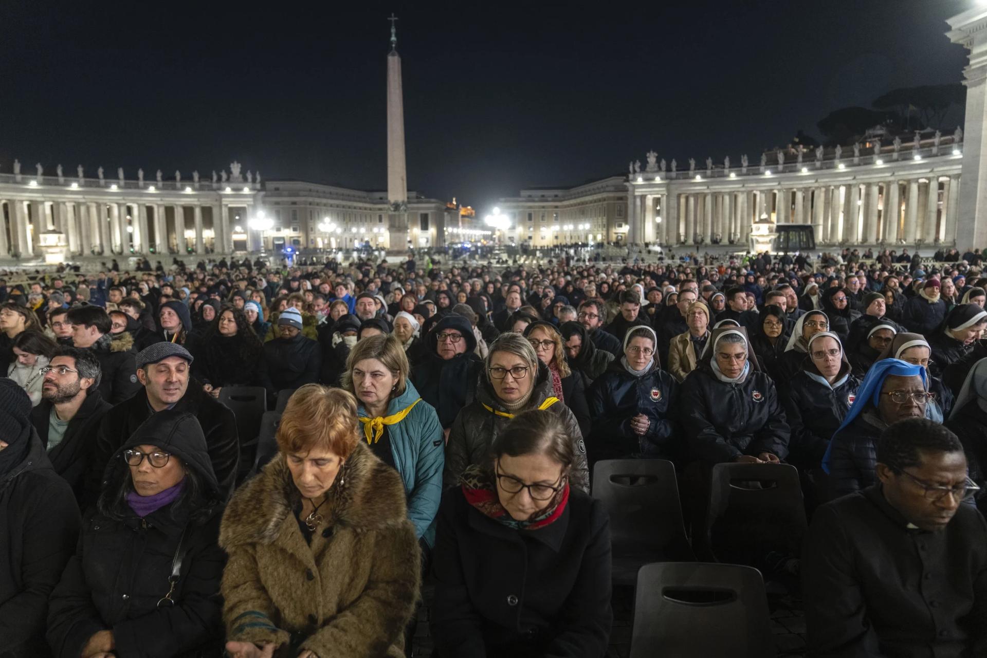 After three weeks of silence, pope’s voice echoes