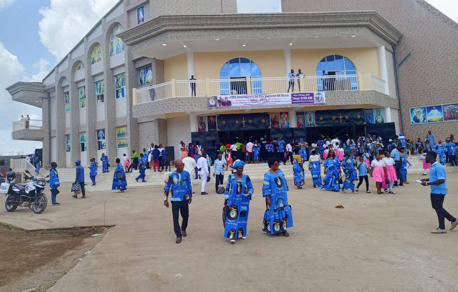 Divine Mercy Co-Cathedral in Buea, Cameroon, on May 7, 2025. (Credit: Ngala Killian Chimtom/Crux.)