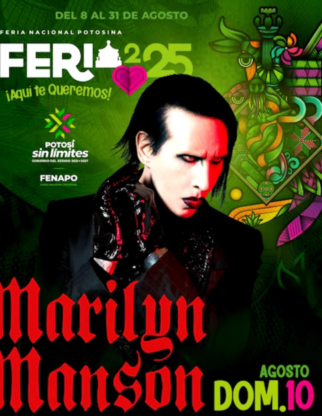 Archbishop demands suspension of Marilyn Manson’s concert in Mexico