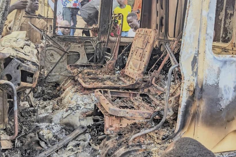 Islamic State-backed rebels attack a Catholic church in eastern Congo, killing at least 34