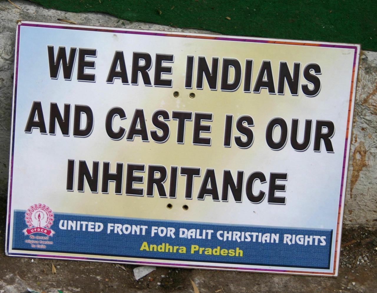 Dalit Christians in India protest denial of rights by government