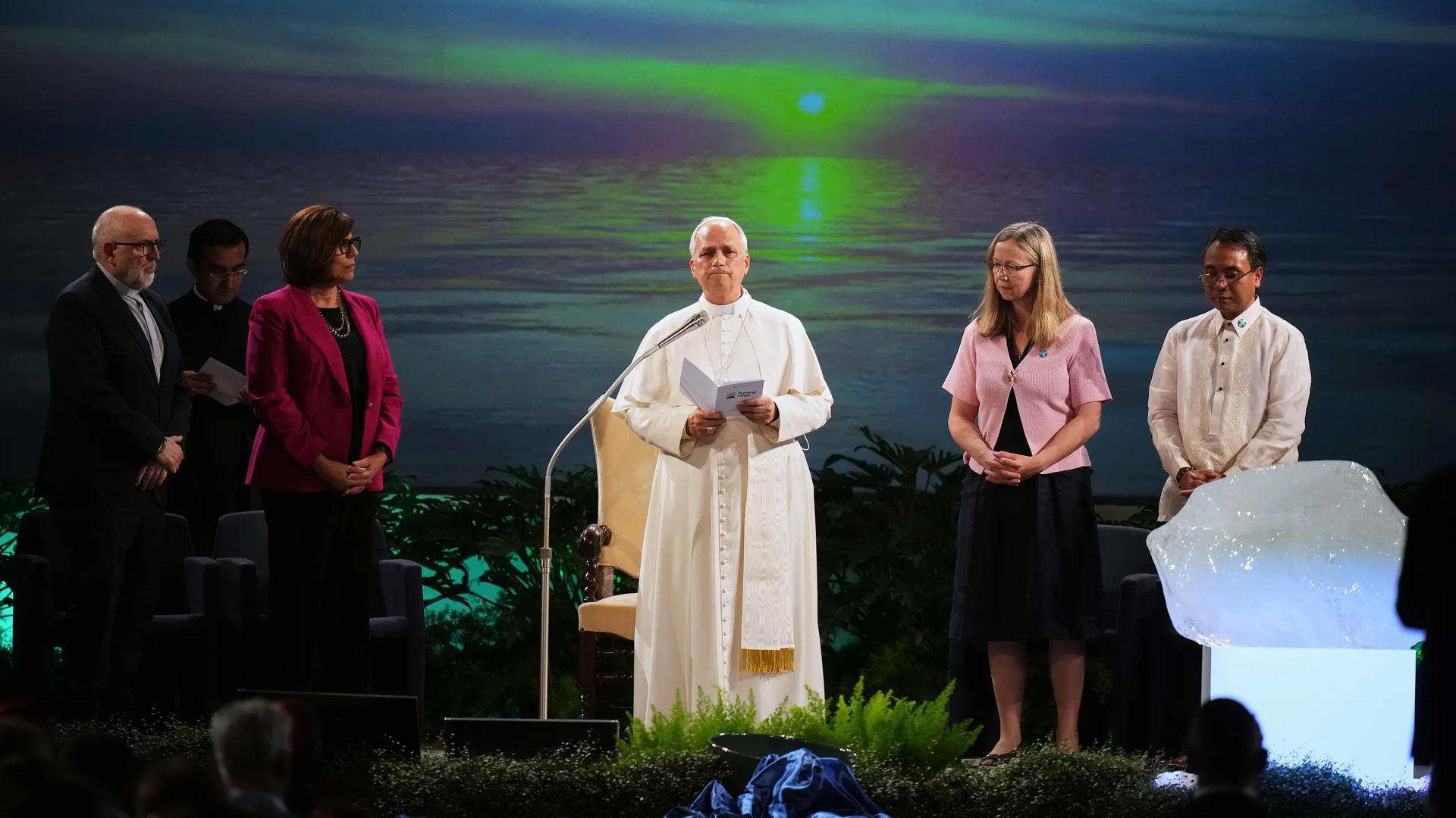 Pope Leo chides climate skeptics, embraces Francis’s environmental legacy