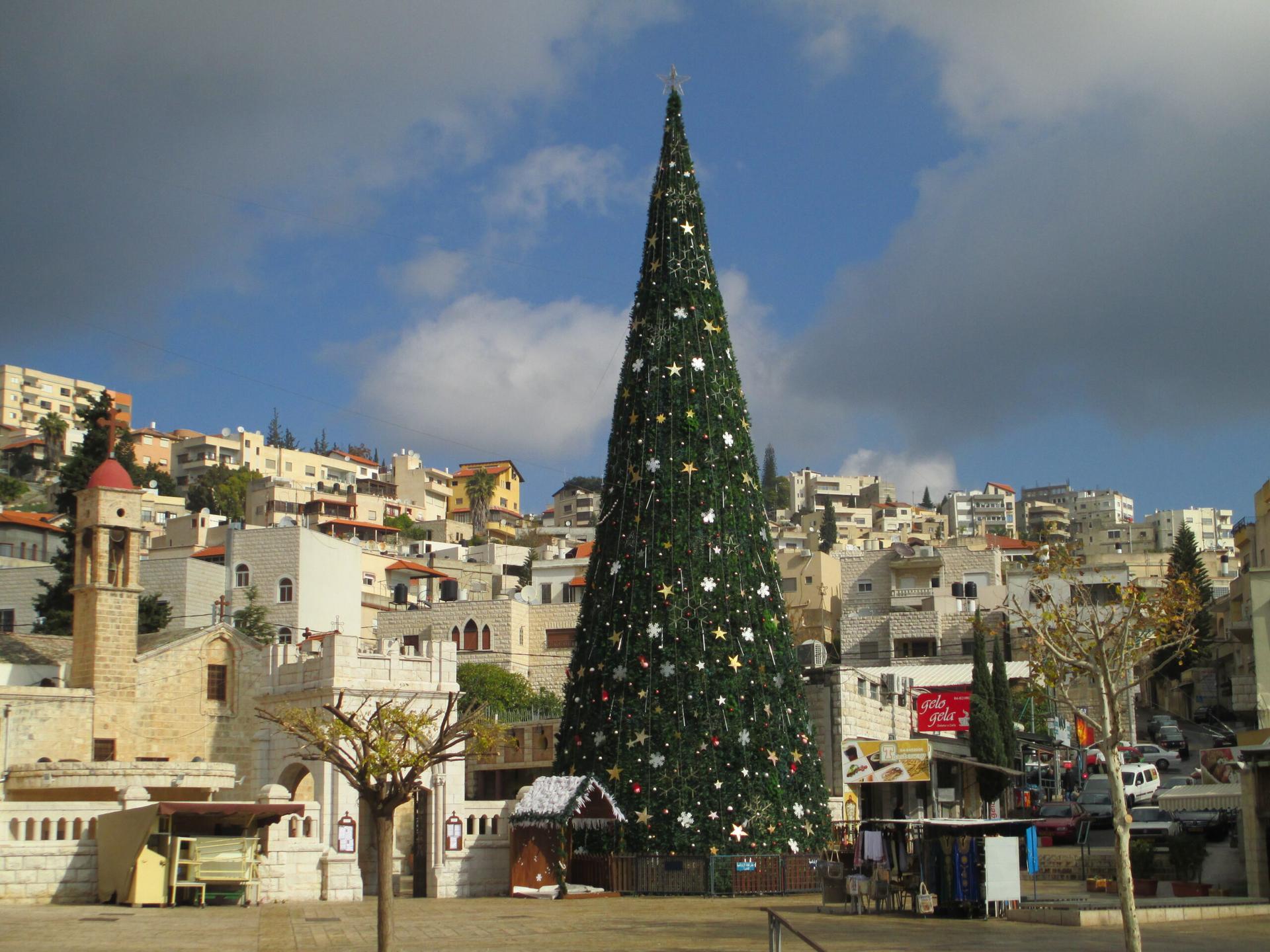 Christmas celebrations return to Nazareth in Israel