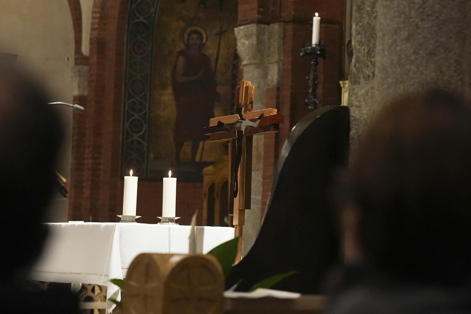 Catholic cross like no other is a beacon of unity in Olympic host city Milan