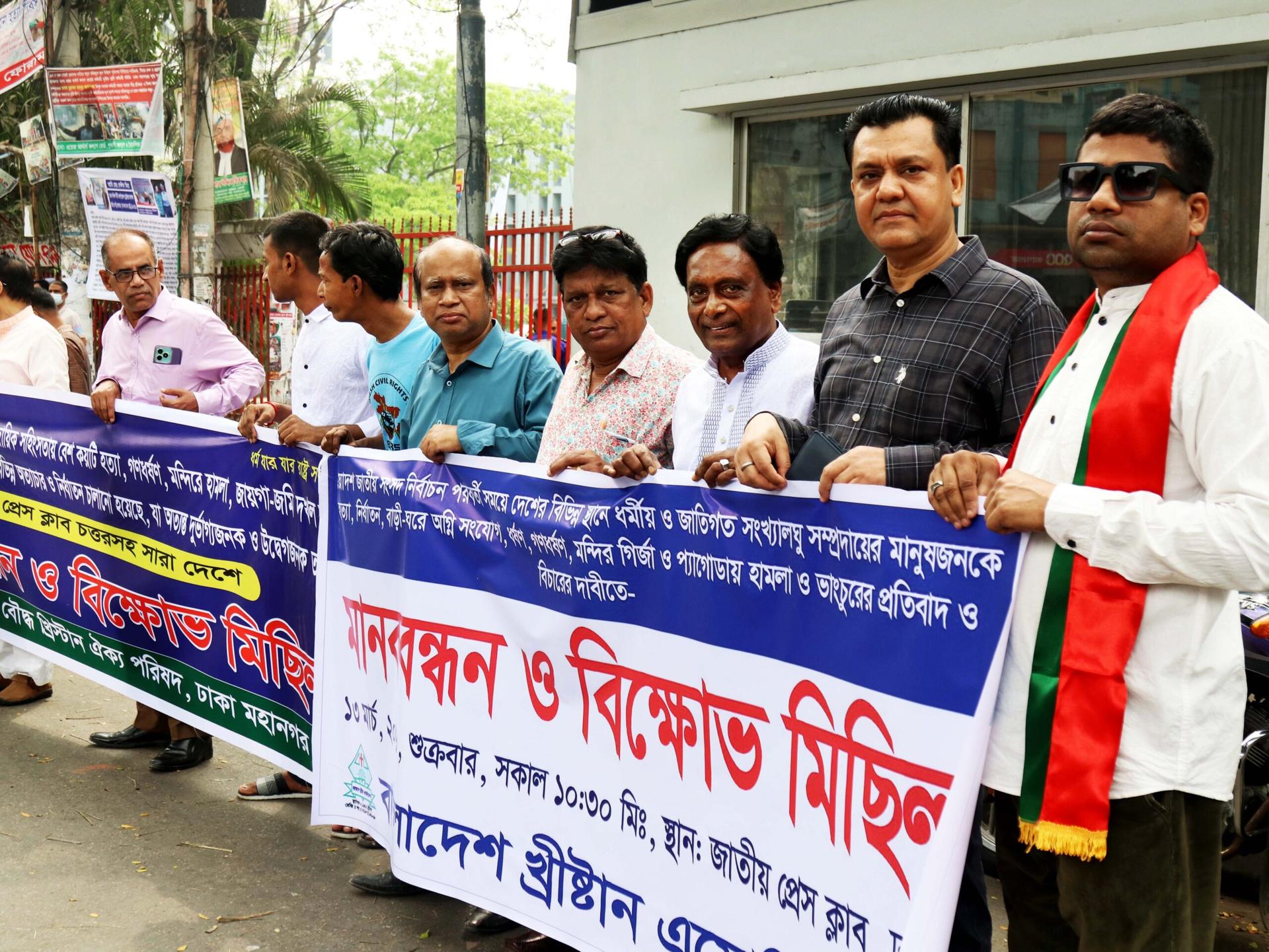 Religious minorities in Bangladesh blame Islamist hardliners for recent violence