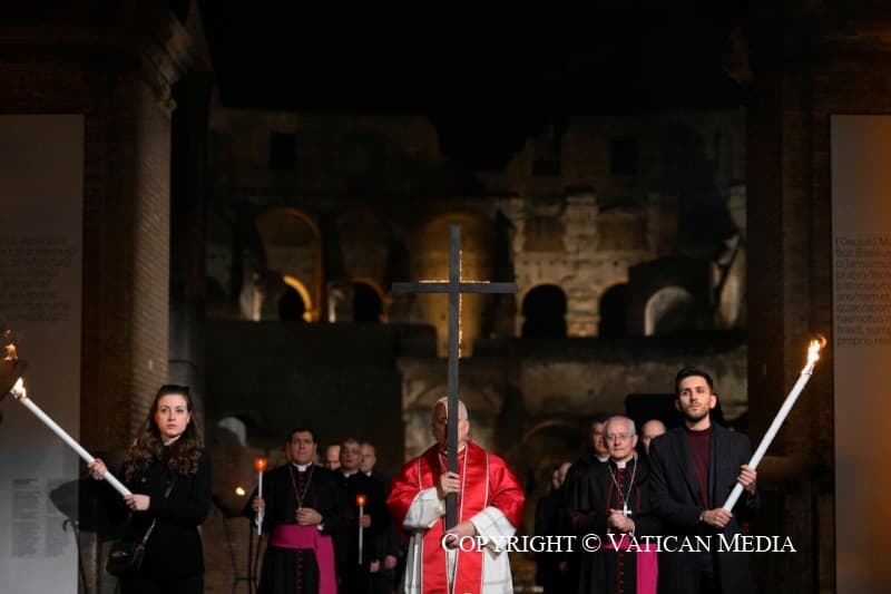 Pope Leo XIV walks the Way of the Cross, offering lesson on power