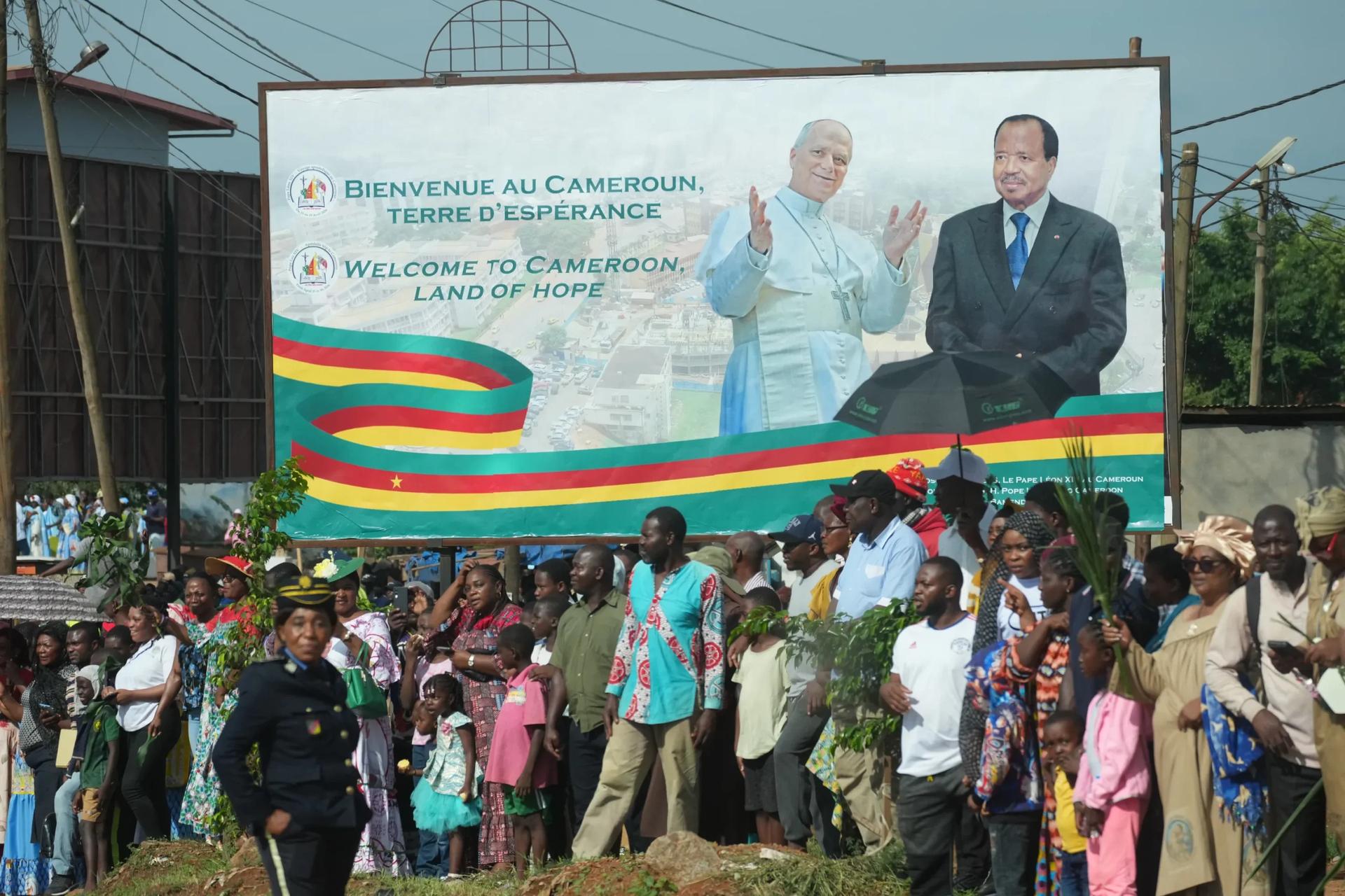 Cameroonians ‘electric’ over visit of Pope Leo XVI