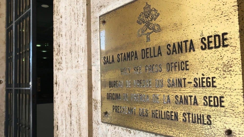 Holy See Press Office. (Credit: Vatican Media.)