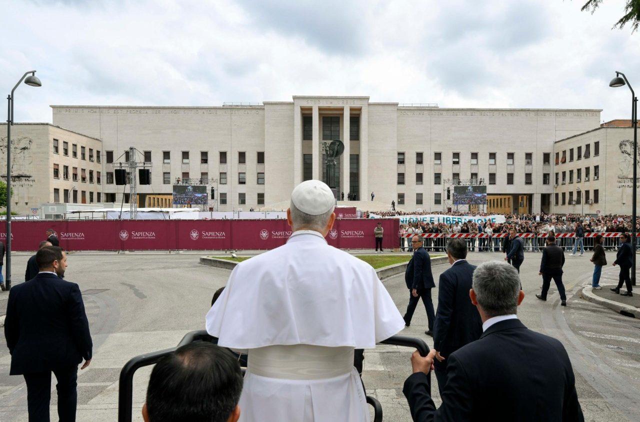 Pope Leo tells students at Europe’s largest university to battle anxiety in today’s world
