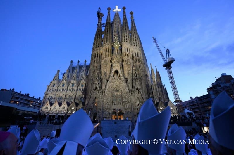 Pope Leo inaugurates new tower of Spain’s famed Sagrada Familia