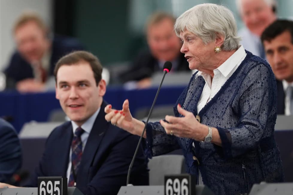 Police arrest man, 26, after murder investigation into death of Ann Widdecombe, prominent British politician and Catholic