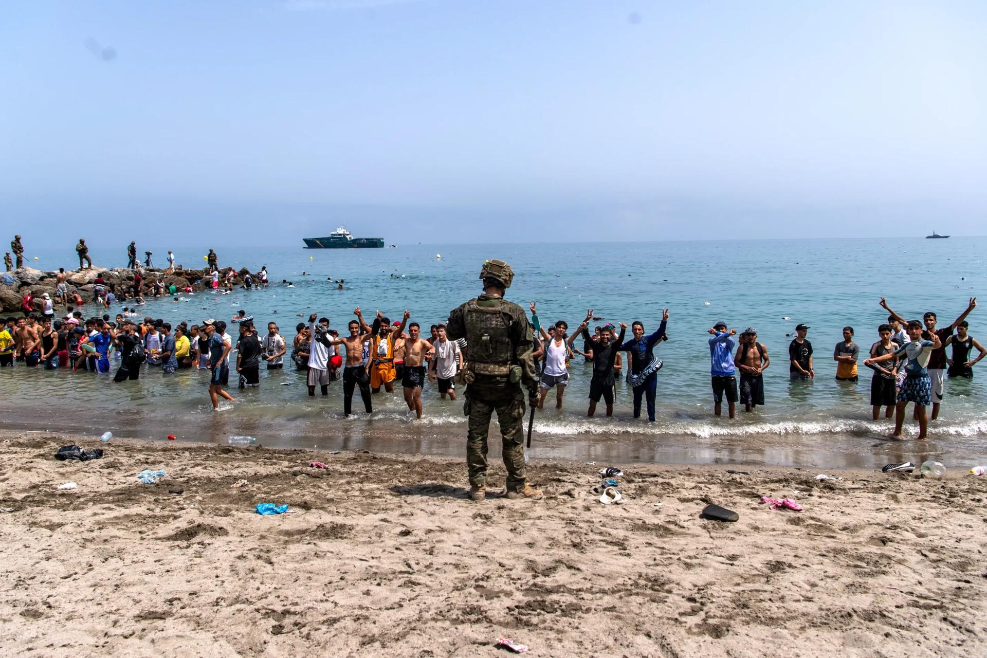 Runaway online rumors sparked frantic rush by migrants to the Spanish territory of Ceuta