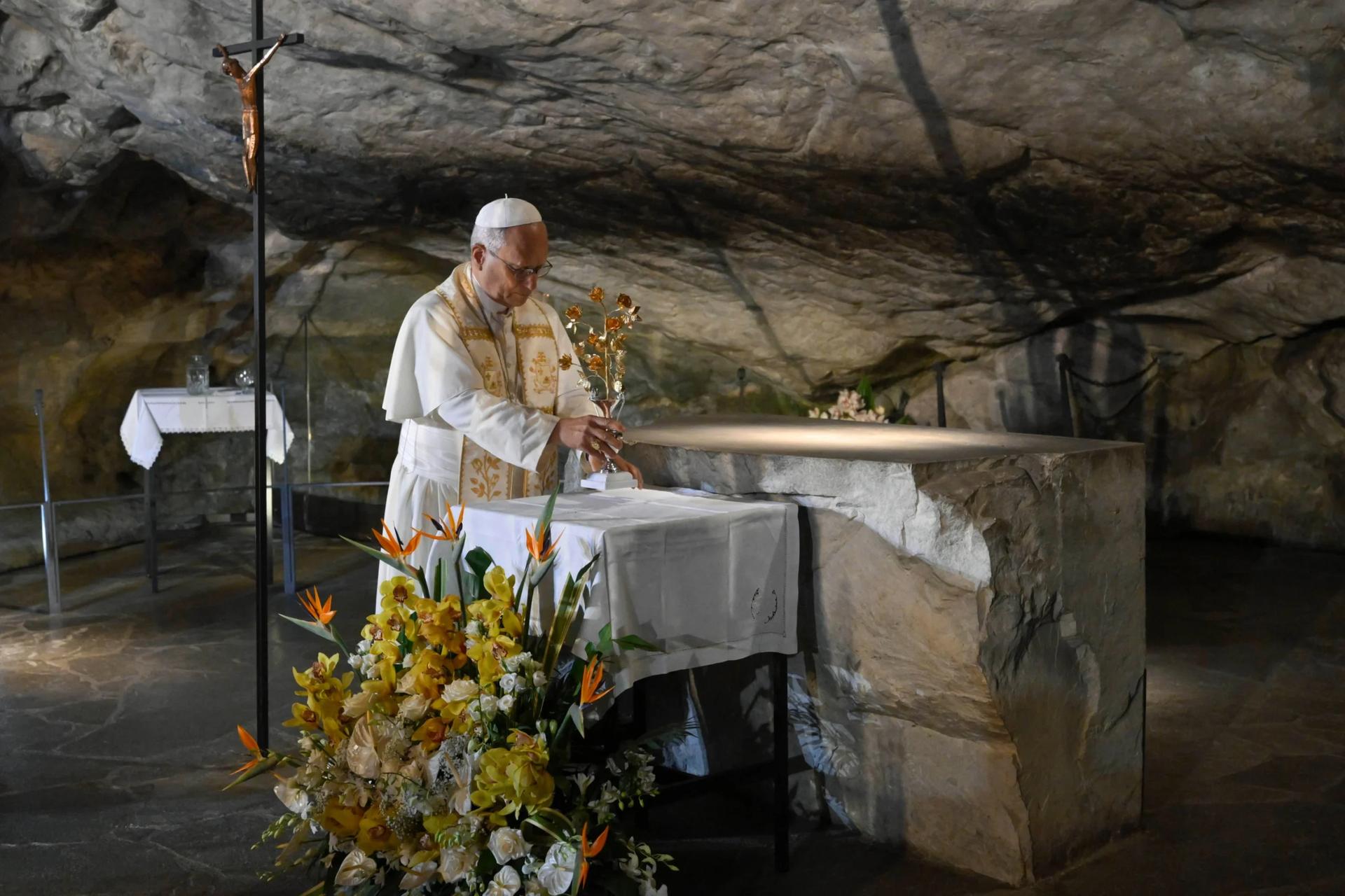 Pope urges protection of weakest at French shrine at Lourdes known for miraculous cures